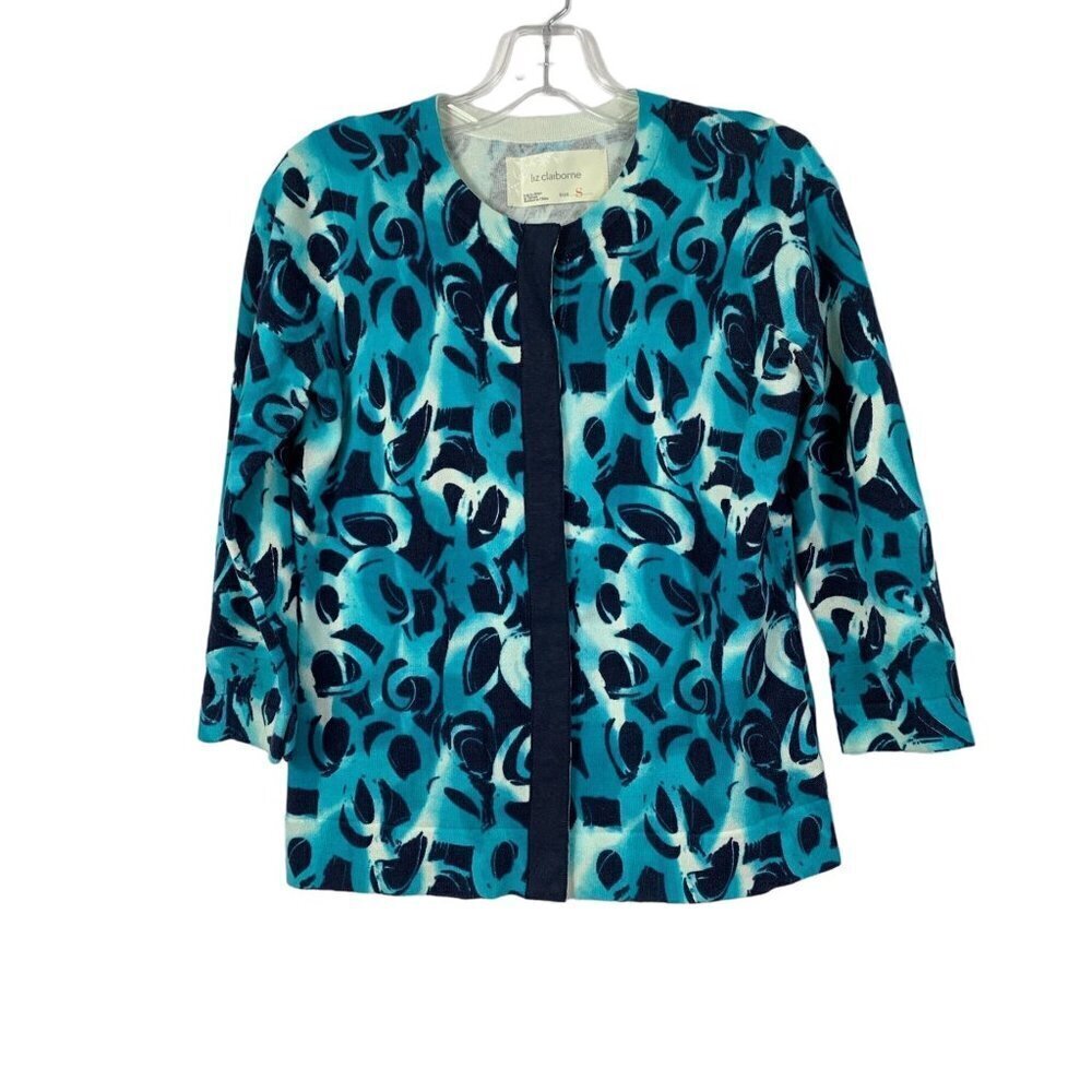 Liz Claiborne Women’s Aqua Blue Casual Sweater